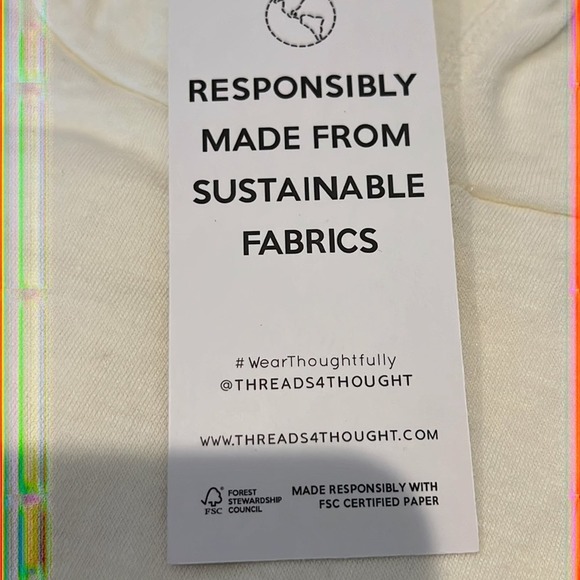 Threads 4 Thought Tri-Blend Pullover Hoodie in WHITE - Picture 5 of 8